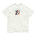 yumiceのice meets オリガミハリネズミ Organic Cotton T-Shirt