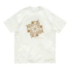 ファンシーTシャツ屋のゴールドフラワー Organic Cotton T-Shirt