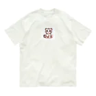 あにまるずのほわいとたいがー Organic Cotton T-Shirt