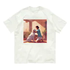 Mako Goodsの愛されるドギー Organic Cotton T-Shirt