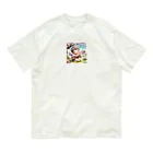 天使の館の琴を奏でる天使 Organic Cotton T-Shirt