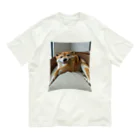 【公式】コンプレックス屋さんのデブが着る前から伸びている：犬ver オーガニックコットンTシャツ