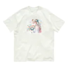 終わらない夢🌈のあなたを想う少女✨ オーガニックコットンTシャツ