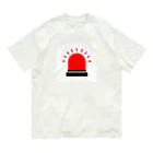 LAKIの赤色灯 オーガニックコットンTシャツ