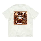 kickchopmanのスチームパンクなゴーグル猫ちゃん Organic Cotton T-Shirt