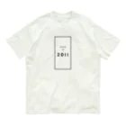 Identity brand -sonzai shomei-の【生年】BORN in 2011 / 2011年生 オーガニックコットンTシャツ