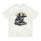 HIPHOPぬこ様のDJ.NUKO(DJ.ぬこ) オーガニックコットンTシャツ