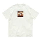 DeeeeDののこぎりのキャラクター Organic Cotton T-Shirt