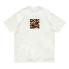 Colorful Canvasの花と木工細工 Organic Cotton T-Shirt