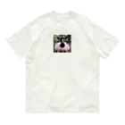 PATANOのバレリーナヤギちゃん オーガニックコットンTシャツ