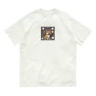 YRショップのかわいい柴犬グッズ 野球 Organic Cotton T-Shirt