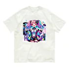 iSysのゲーミング少女ピーシースリー Organic Cotton T-Shirt