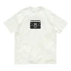 azul-Kのラジカセ オーガニックコットンTシャツ