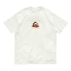 もぐふわアニマルズの甘い滑走 - チョコペンギン物語 Organic Cotton T-Shirt