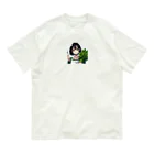 大地の宝物の今日は、ほうれん草で良いですか？ オーガニックコットンTシャツ