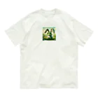 5168のカエルｘウサギ Organic Cotton T-Shirt