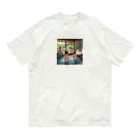 DH＋の江戸時代温泉地での湯治客 Organic Cotton T-Shirt