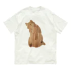 BUNMOMIのへそ天ねこシルエット Organic Cotton T-Shirt