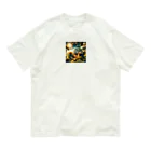 戦国時代マニアの夏の輝きを放つ大阪城 Organic Cotton T-Shirt