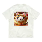 neko_shopのねこケーキ２ オーガニックコットンTシャツ