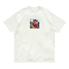 われらちきゅうかぞくのダディーベリーと子供たち オーガニックコットンTシャツ