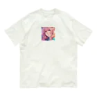 Kyon_IllustItemShopのアーティストのアンニュイ美人 オーガニックコットンTシャツ