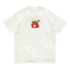 コウヘイのトマト猫 オーガニックコットンTシャツ