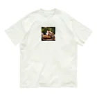 Yleのパンを食べたいハムスター！ Organic Cotton T-Shirt