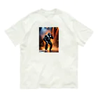 ZZRR12のゴリラの燃える舞台 Organic Cotton T-Shirt