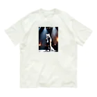 ZZRR12の炎舞う白キツネの歌声 Organic Cotton T-Shirt