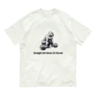 Clozettaの筋トレするゴリラ Organic Cotton T-Shirt