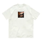 ryo-Tの釣りをする親子 Organic Cotton T-Shirt