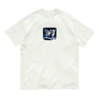 katohkouchiの星空の舞、夜を守る猫 Organic Cotton T-Shirt