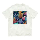 yuking0825の海を彩るコーラル Organic Cotton T-Shirt