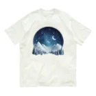 JUPITERの幻想的な冬の夜 オーガニックコットンTシャツ