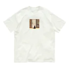 masaのドアの前で待っている猫 Organic Cotton T-Shirt