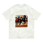 legendary horseの馬たちの力強さと競争心 Organic Cotton T-Shirt