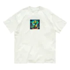 egaoarumatiのキョウリュウジャー オーガニックコットンTシャツ