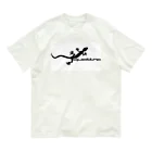 masatoshiA5のゲッコーヤモリくん🦎💫 オーガニックコットンTシャツ