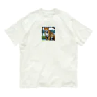 Shougun1のドット絵のヒョウ Organic Cotton T-Shirt