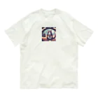 宇宙屋さんの宇宙服ネコ Organic Cotton T-Shirt