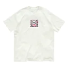 たこ焼きの猫スタンプ オーガニックコットンTシャツ