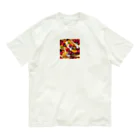 Crepe Collection Center 【CCC】のラズベリーミックス Organic Cotton T-Shirt