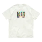 happiness_shopの大好きな飼い主さんと一緒 オーガニックコットンTシャツ