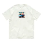 パパネコのドライブにゃんこチャン Organic Cotton T-Shirt