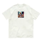 宇宙屋さんのクッキングリス Organic Cotton T-Shirt