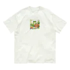 yuko_uのハピケロ〜ピクニック Organic Cotton T-Shirt