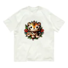 PiscininhaのTIGA オーガニックコットンTシャツ