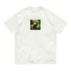 Blue Linksのマシンガンパルムくん Organic Cotton T-Shirt