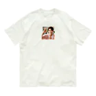 otobokemama06の爽やかな笑顔に元気いっぱい Organic Cotton T-Shirt